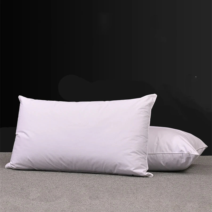 100% White Goose Feather Pillow