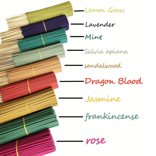 170pcs Scented Bamboo Incense Sticks