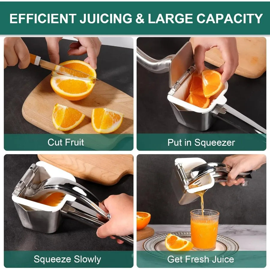 Stainless Steel Citrus Juicer Press Manual Handheld