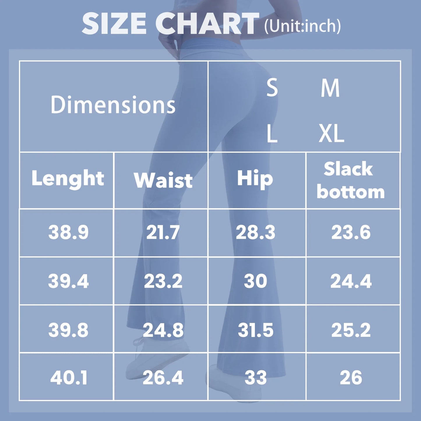 3pcs Women's Yoga Workout Flare Pants