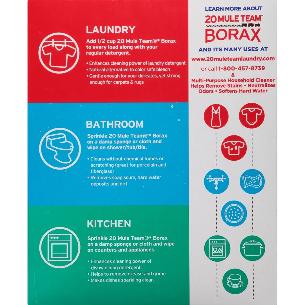 Natural Borax Detergent Booster