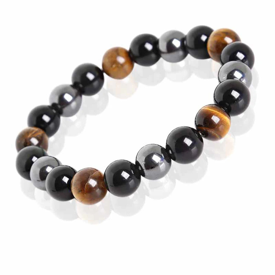 Black Obsidian Hematite Tiger Eye