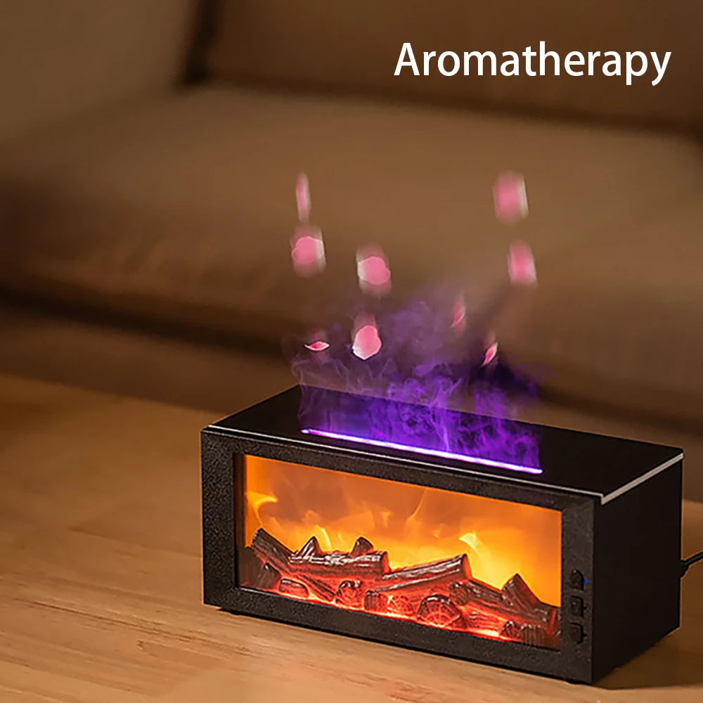 Flame Effect Humidifier & Aroma Diffuser