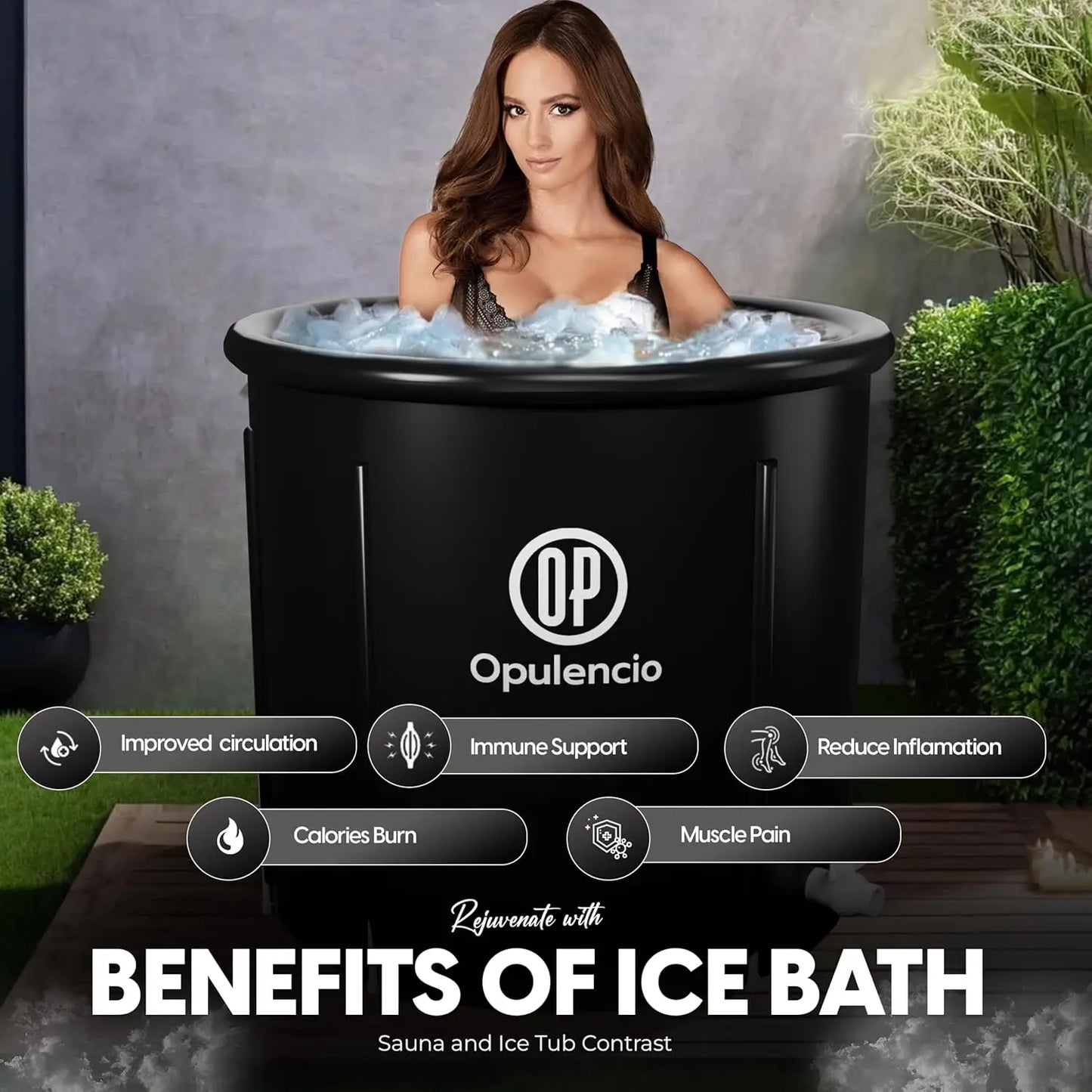 Portable Sauna and Cold Plunge Combo