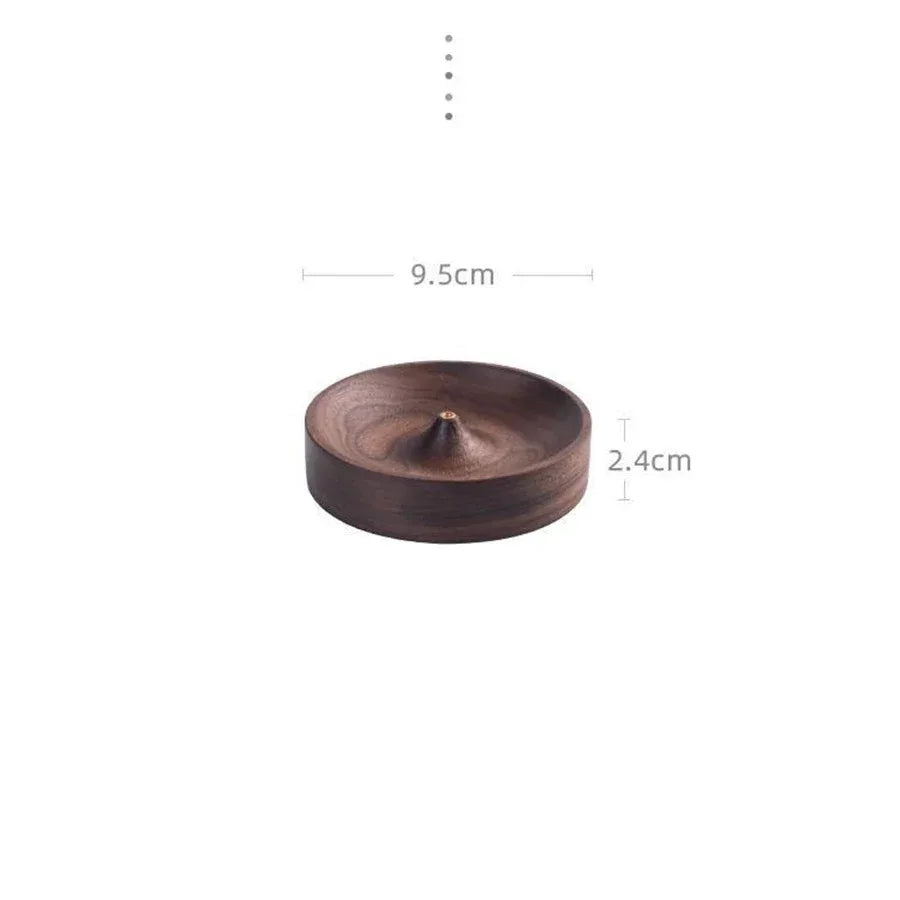 Black Walnut Solid Wood Incense Stick Burner