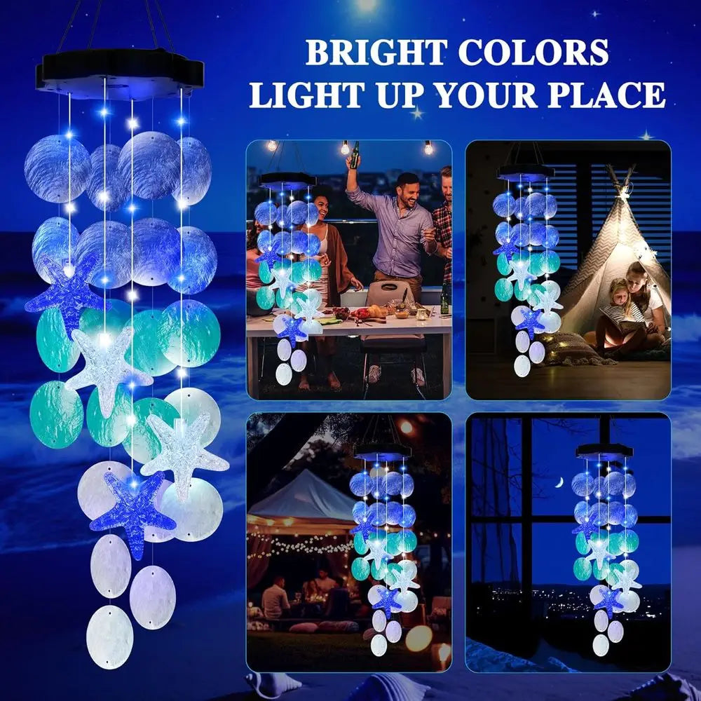 Outdoor Hanging Wind Chime Lights