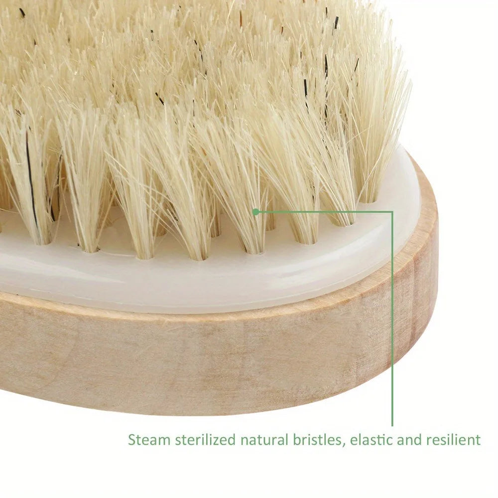 Natural Bristle Body SPA Brush