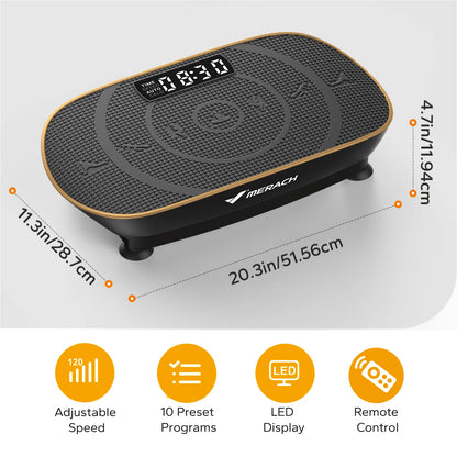 MERACH Vibration Plate Exercise Machine