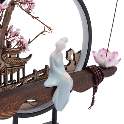 Waterfall Ceramic Backflow Incense Burner