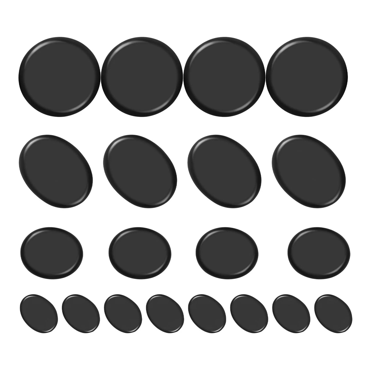 20 Pcs Basalt Hot Stones Set