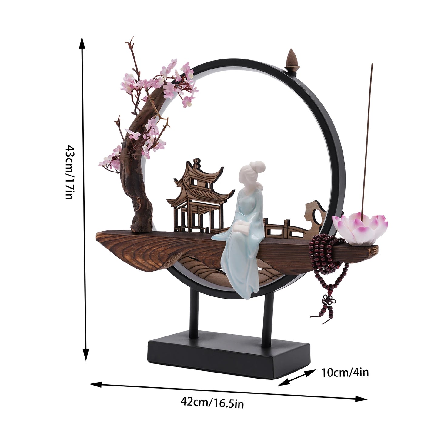 Waterfall Ceramic Backflow Incense Burner