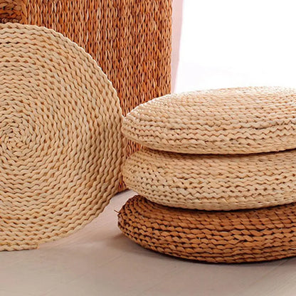 Straw Zafu Yoga Meditation Cushion