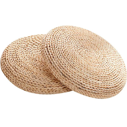 Straw Zafu Yoga Meditation Cushion