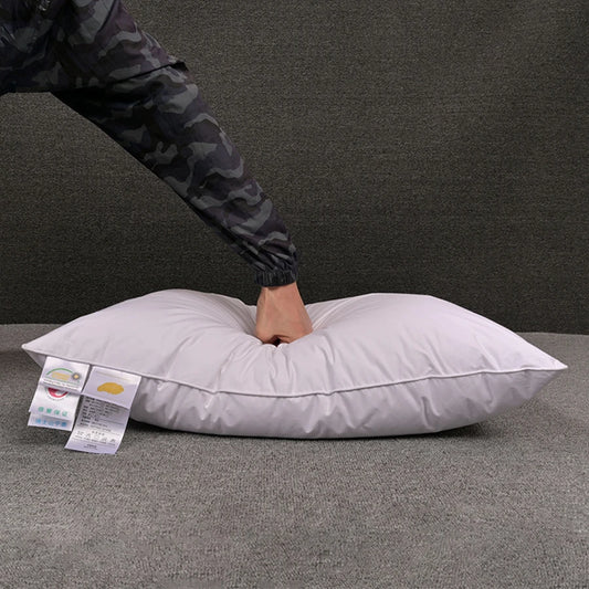 100% White Goose Feather Pillow