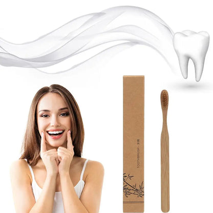 30pcs Bamboo Disposable Toothbrushes