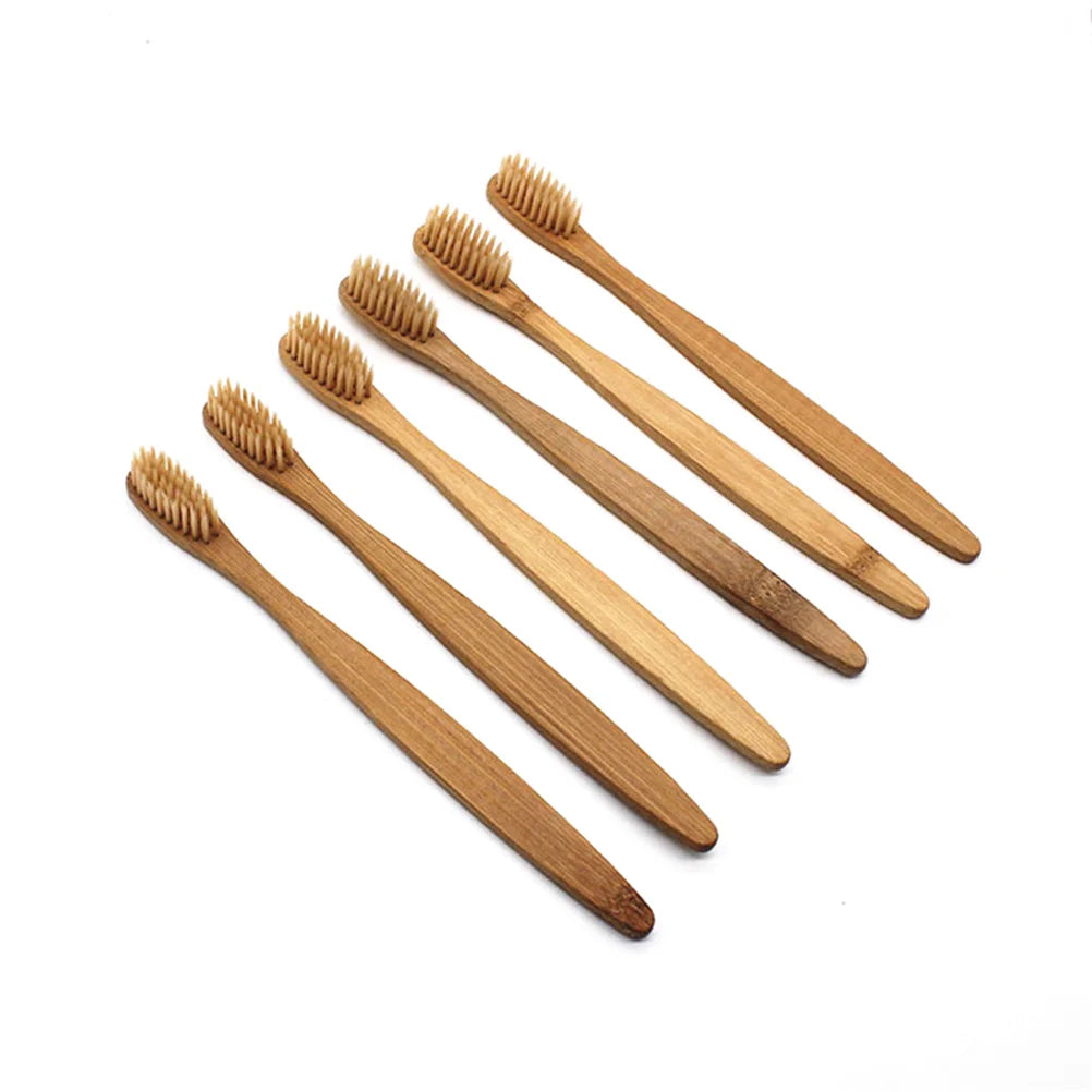 8pcs Bamboo Toothbrush