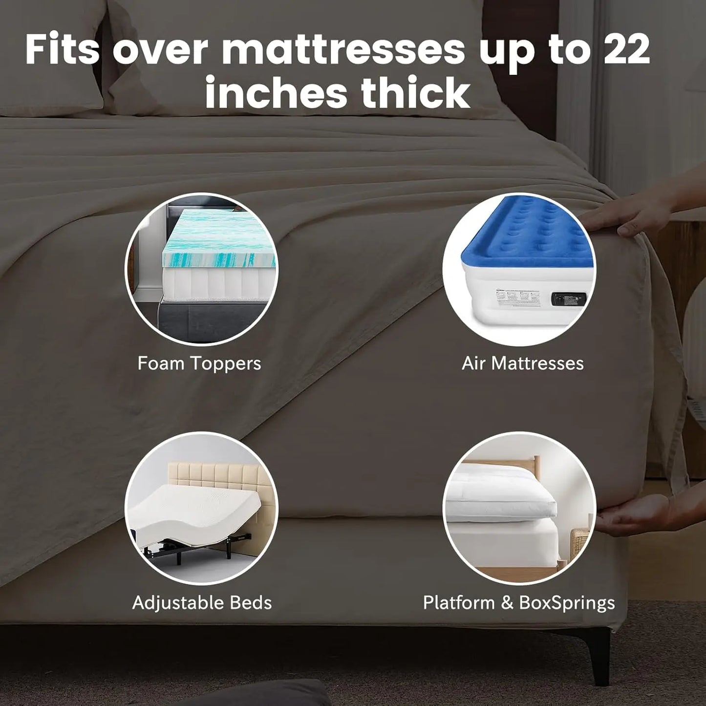 100% French Linen Sheets Queen