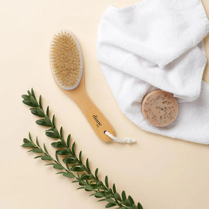 Dry Body Brush for Exfoliation