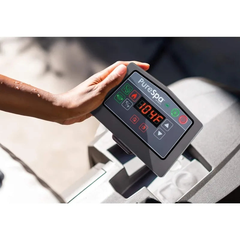 4-Person Inflatable Hot Tub With Jets