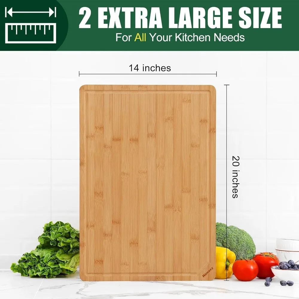 Extra Large Organic Bamboo Cutting Board