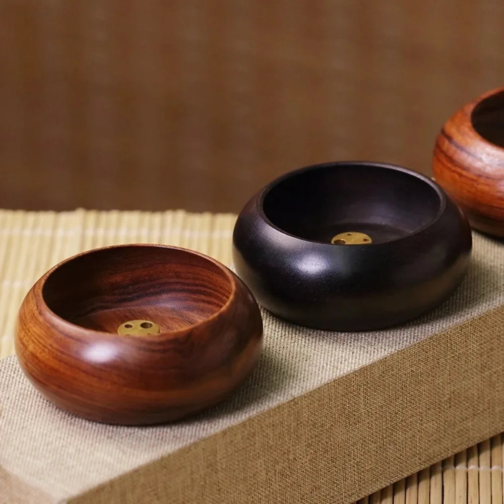 Exquisite wooden plug-in incense burner - suitable for Buddhist worship, family tea rooms, desktop decoration - ideal gift