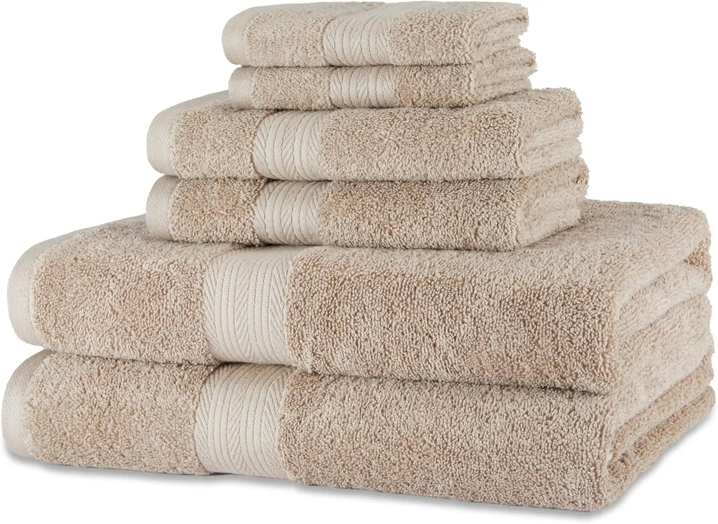 100% Cotton Bathroom Towel Set