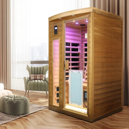 Low EMF Two person sauna room