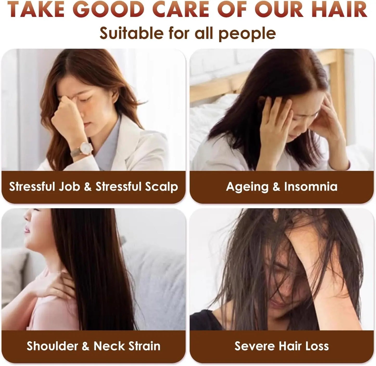 Wooden Massage Comb, Body Scalp
