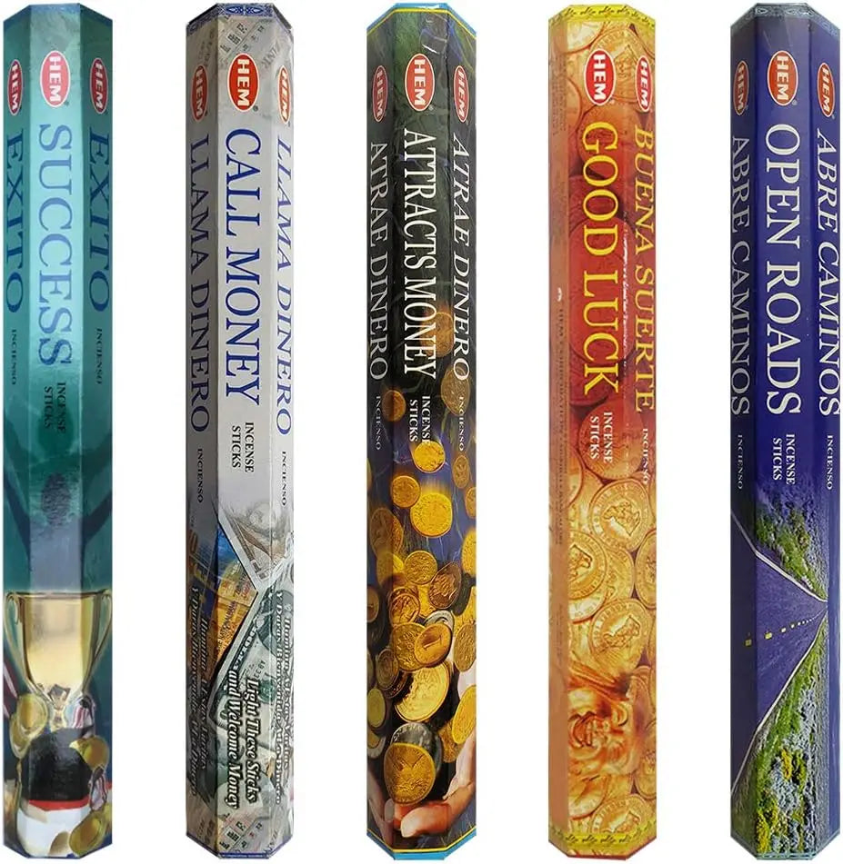 Incense Sticks Variety Pack with Holder