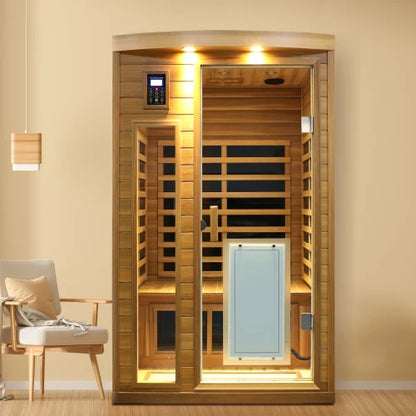 Low EMF Two person sauna room