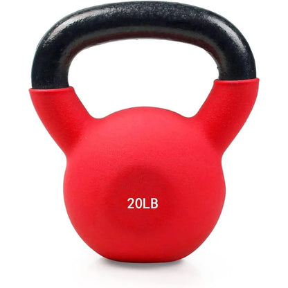 RitFit Neoprene Coated Solid Cast Iron Kettlebell