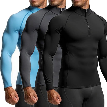 Men Long-Sleeve Fitness Shirts