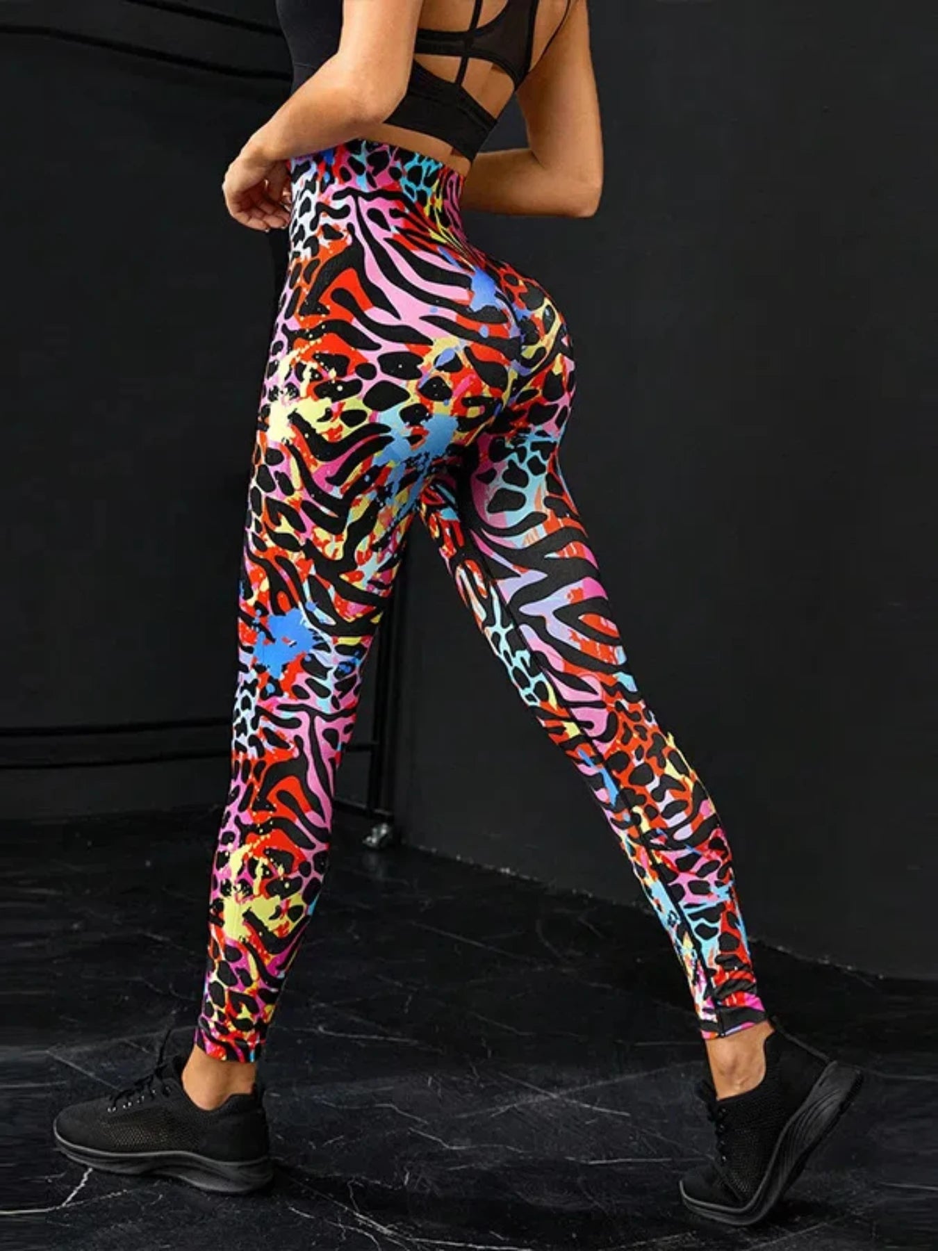 New Tie Dye Seamless Yoga Pants