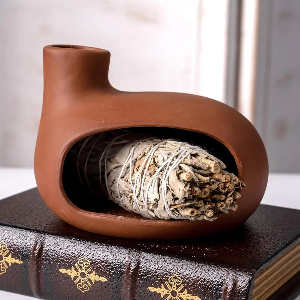 Terracotta Palo Santo Holder