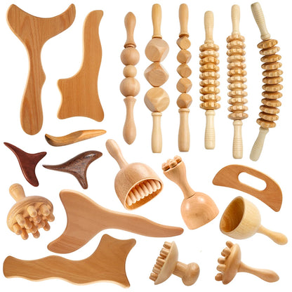 Wood Massage Therapy Tools