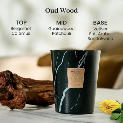 Extra Large 35oz Oud Wood Scented Candle