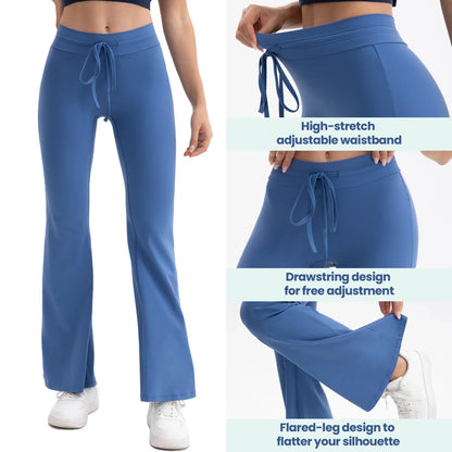 3pcs Women's Yoga Workout Flare Pants