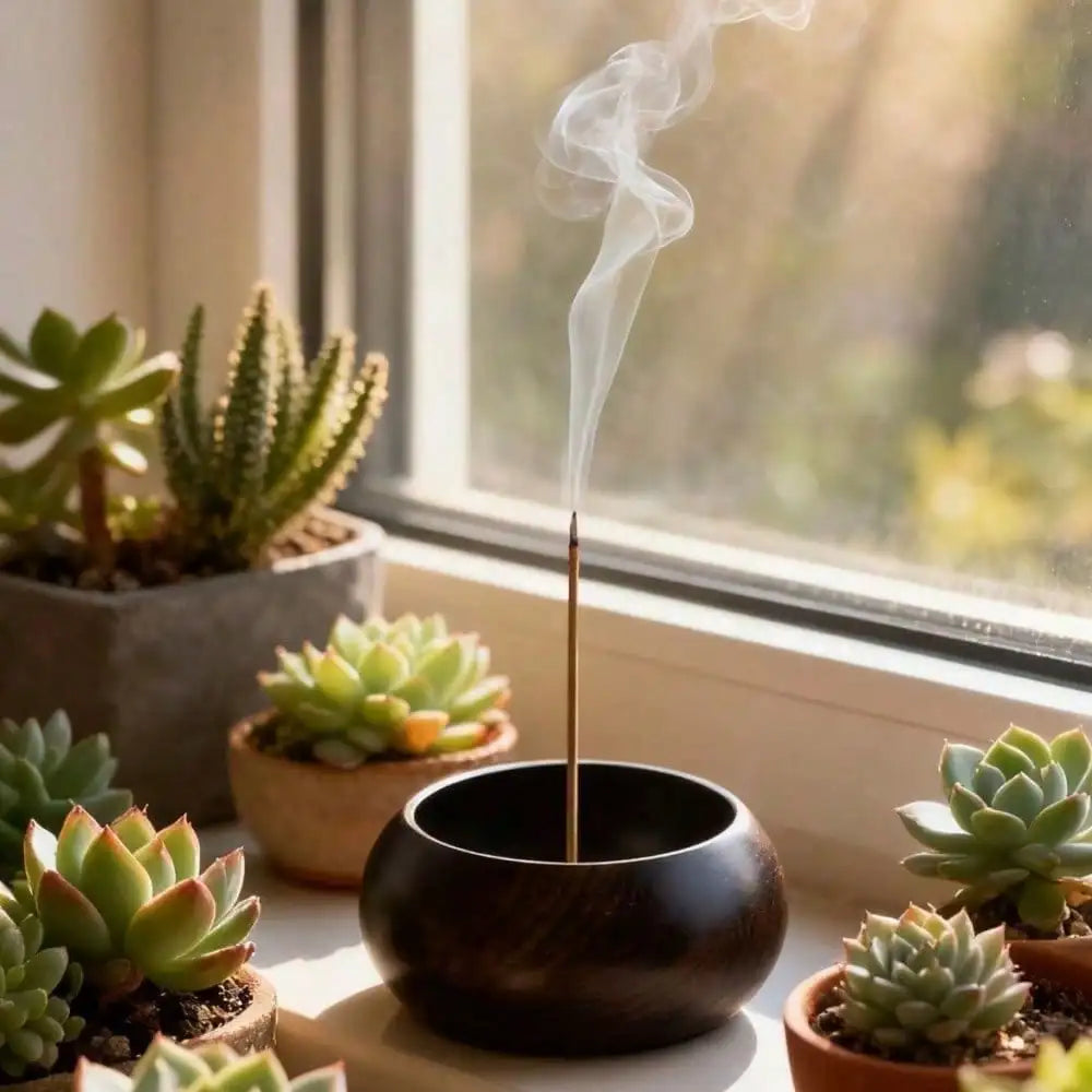 Multi-Purpose Wooden Incense Burner