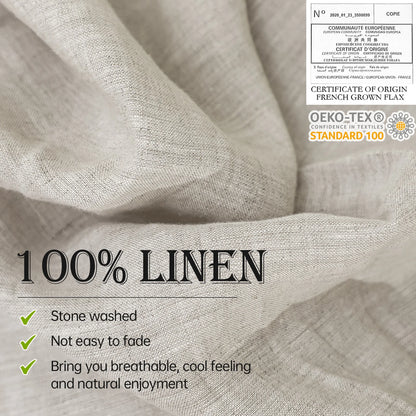 Simple & Opulence Linen Sheet Set