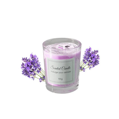 Aromatherapy Candle Glass Handmade Soy Wax Smokeless