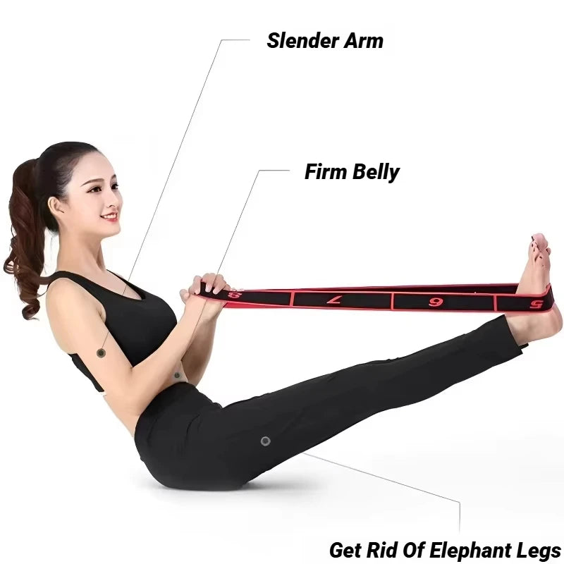 8 Section Style Yoga Stretching Belt