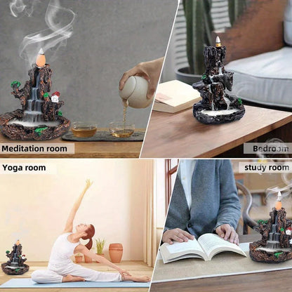 Resin Incense Waterfall Burner
