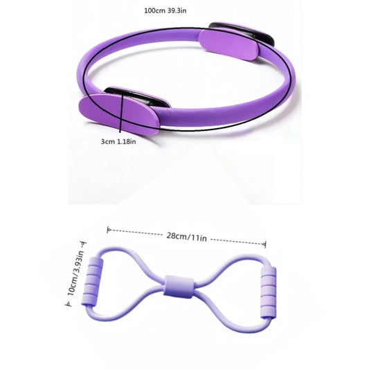 Yoga Pilates Fitness Ring and Resistance Band