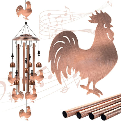 Rooster Wind Chime Outdoor/Indoor