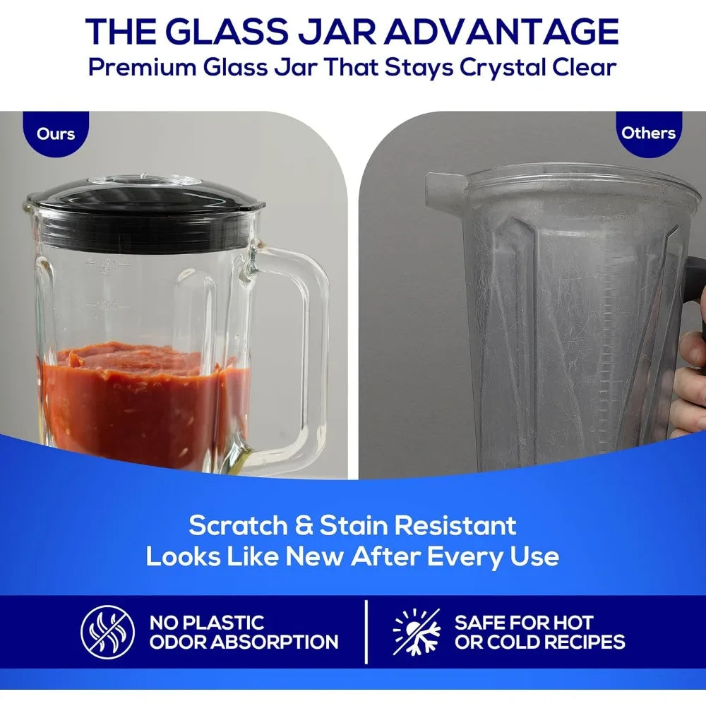 550W High Speed Glass Blender