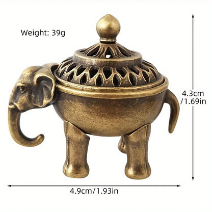2pcs Elephant Incense Burners