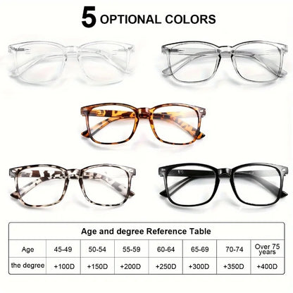 2pcs Fashion Glasses Blue Light Blocking Lenses