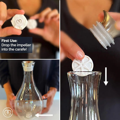 Swirl Structured Water Carafe