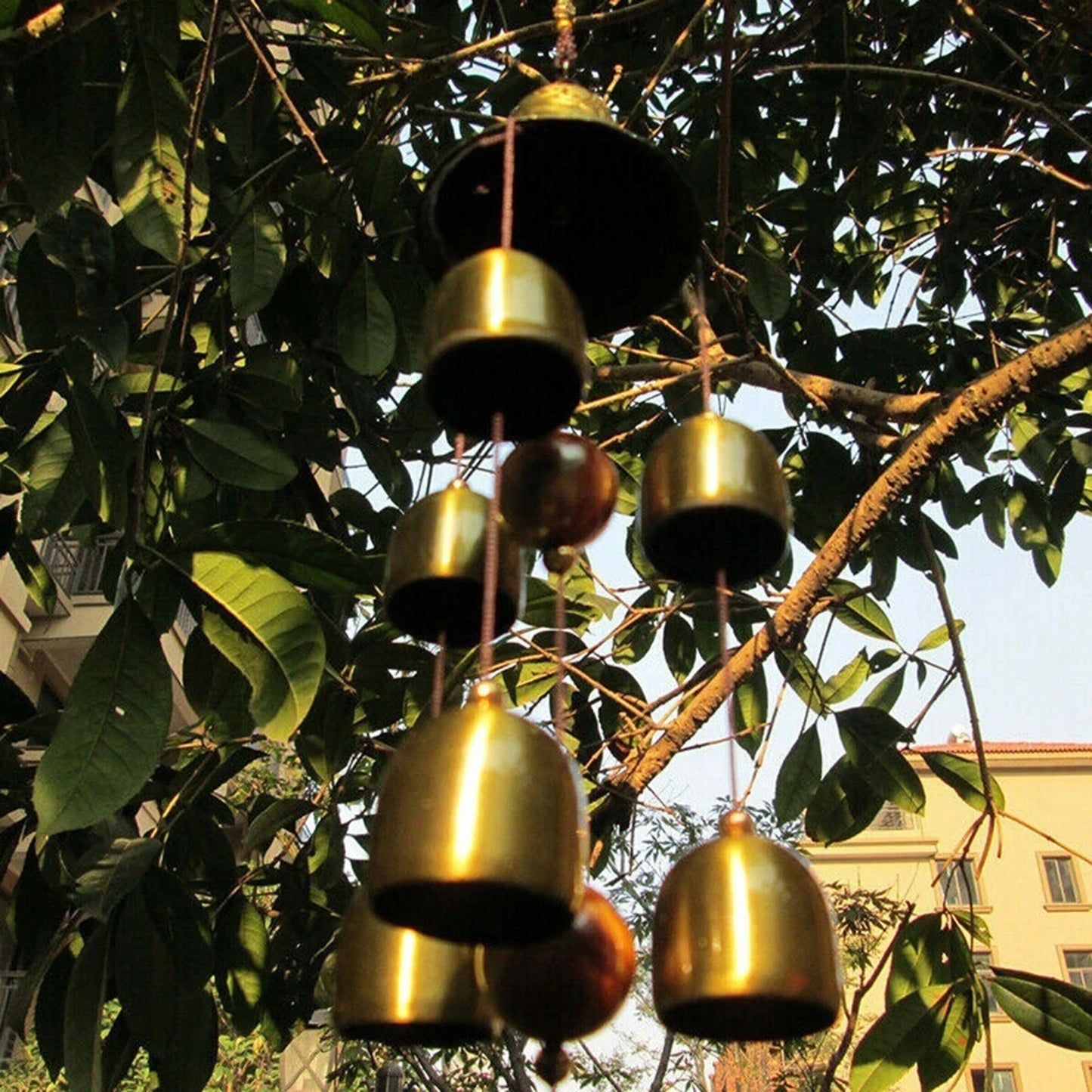 6 Copper Bells Wind Chimes