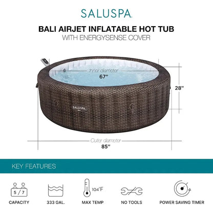 Bestway SaluSpa Inflatable Hot Tub,